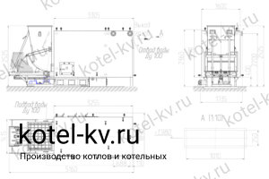 Чертеж котла КВм 1630 ТШПМ